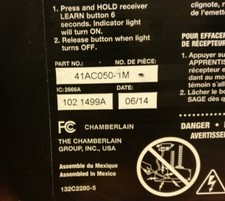 41ac050 chamberlain liftmaster for sale  Austin