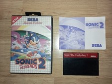 SONIC THE HEDGEHOG 2 - SEGA MASTER SYSTEM - CIB - PAL - COMPLETO comprar usado  Enviando para Brazil