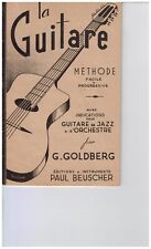 Méthode goldberg guitare d'occasion  Bonnétable