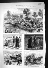 Old print 1873 for sale  UK