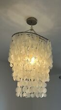 Capiz shell chandelier for sale  Haslet