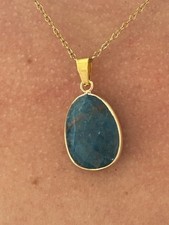 Collier apatite facetté d'occasion  Chalon-sur-Saône