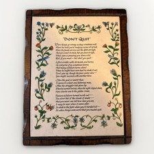 Vtg quit inspirational for sale  New London