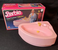 Banheira de luxo vintage 1982 Barbie Dream Furniture Collection com caixa comprar usado  Enviando para Brazil