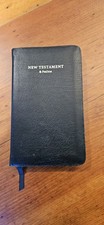 Usado, New Testament & Psalms Cambridge French Morocco Leather RSV  NO WRITING comprar usado Usado, New Testament & Psalms Cambridge French Morocco Leather RSV  NO WRITING comprar usado  Enviando para Brazil