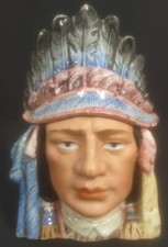 Vintage ceramic indian for sale  Round Lake