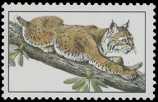 1990, EUA BOBCAT ($2) MULTI, UM SINGLE COM PRETO OMITIDO, NH, SC. #2482a comprar usado  Enviando para Brazil