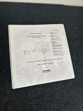 Evans equipment technical for sale  Valencia
