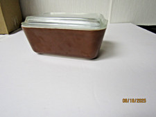PRATO DE GELADEIRA VINTAGE PYREX MARROM #502, 1,5 PT, COM TAMPA CLARA COM NERVURAS #502-C comprar usado  Enviando para Brazil