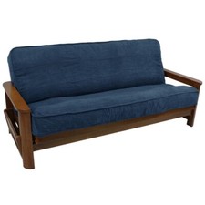 Capas futons de microfibra sólida de pelúcia tamanho completo (20 cores) com tubulação grátis, usado comprar usado  Enviando para Brazil