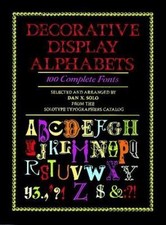 Decorative Display Alphabets by Solo, Dan X. segunda mano  Embacar hacia Mexico