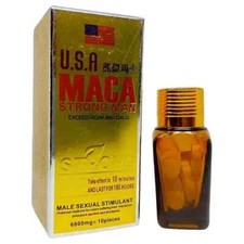 EUA Maca Strong Man 6800mg, 10 comprimidos comprar usado  Enviando para Brazil