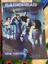 Pôster promocional original vintage usado Radiohead The Bends Capitol Records 1995 Yorke comprar usado  Enviando para Brazil