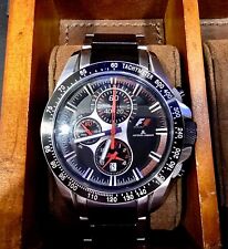 JACQUES LEMANS FÓRMULA 1 CRONÓGRAFO, ALARME, DATA, RELÓGIO DE QUARTZO SUÍÇO, F5028 comprar usado  Enviando para Brazil