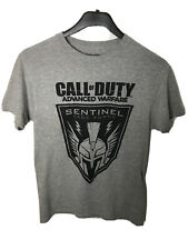 Camisa masculina cinza gráfica CALL OF DUTY ADVANCED WARFARE SENTINEL TASK FORCE pequena comprar usado  Enviando para Brazil