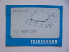 Telefunken 100 plattenspieler gebraucht kaufen  Bad Königshofen