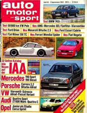 5) Auto Motor Sport AMS 18/1983 - Ford Orion 1.6 GL mit - Fiat Uno 70 S mit 70P comprar usado  Enviando para Brazil