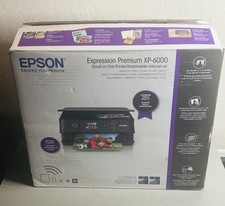 Impressora sem fio Epson Expression Premium XP-6000 scanner copiadora caixa aberta comprar usado  Enviando para Brazil