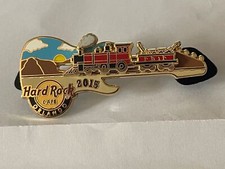 Broche Hard Rock Cafe Orlando guitarra com controle deslizante de trem puxando uma carga de instrumentos  comprar usado  Enviando para Brazil