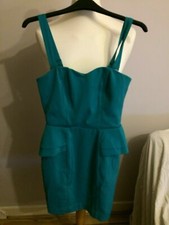 Green strappy evening for sale  PONTEFRACT