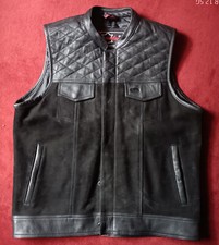 Biker weste leder gebraucht kaufen  Meschede