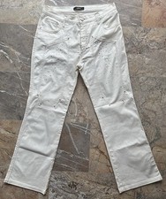 Jeans bianco donna usato  Italia