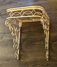 Prateleira de parede vintage FERRO FORJADO CORBEL rolada marfim fantasia metal 12 x 16 pesada comprar usado Prateleira de parede vintage FERRO FORJADO CORBEL rolada marfim fantasia metal 12 x 16 pesada comprar usado  Enviando para Brazil