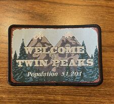 Camiseta Twin Peaks tecido patch David Lynch borracha cabeça veludo azul David Lynch comprar usado  Enviando para Brazil