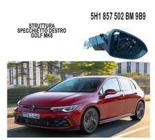 Specchietto golf destro usato  Corsano