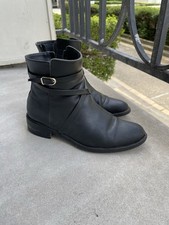Bottines cuir tressées d'occasion  Paris-