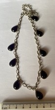 Silver dark amethyst for sale  BRIDGNORTH