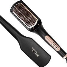 Escova alisadora de cabelo Nicebay íon negativo cabelo - Preto/amarelo comprar usado  Enviando para Brazil