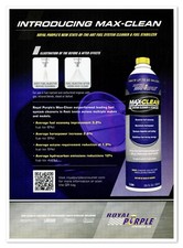 Óleo sintético roxo real Max-Clean 2013 revista impressão página inteira anúncio Petroliana comprar usado  Enviando para Brazil