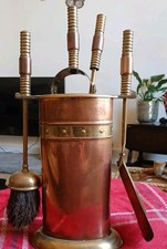 Copper brass fireside for sale  MACCLESFIELD