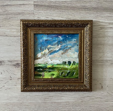 Pintura expresionista original segunda mano  Embacar hacia Mexico