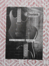 Baixo elétrico Ibanez manual de instruções 2004 cobre vários modelos baixos comprar usado  Enviando para Brazil