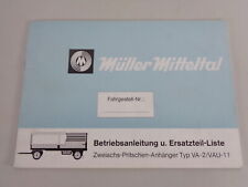 Betriebsanleitung teilekatalog gebraucht kaufen  Jever