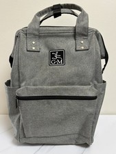 Mochila G+M cinza bolsa tote vários bolsos dança viagem fraldas 15x15x6 comprar usado  Enviando para Brazil