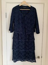 Marineblaues kleid brautmutter gebraucht kaufen  Versand nach Germany