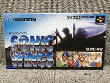 Sistema de vídeo Sonic Wings SNES Nintendo Super Famicom - Japão jogo retrô comprar usado  Enviando para Brazil