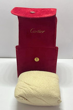 Cartier suede travel for sale  LONDON