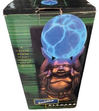 LumiSource, Inc. 6"L x 12"H Buddha Electra com vidro azul e fósforo nova caixa aberta, usado comprar usado  Enviando para Brazil