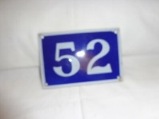 Targa smaltata blu usato  Modena