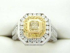 Canary diamond ring for sale  USA