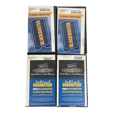 Blockbuster vhs clamshell for sale  Merced