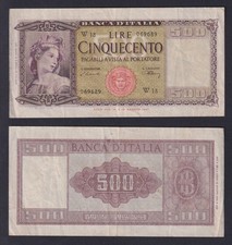 Banconota italia 500 usato  Chieri