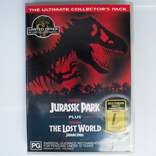 Jurassic Park + The Lost World: Jurassic Park (DVD 2000) Ficção Científica Ação Aventura comprar usado  Enviando para Brazil