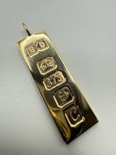 9ct ingot pendant for sale  SOUTHAMPTON