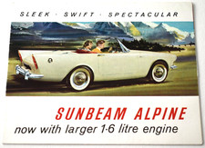 Sunbeam alpine 1.6 for sale  MINEHEAD