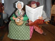 Couple santons habillés d'occasion Couple santons habillés d'occasion  Bousies